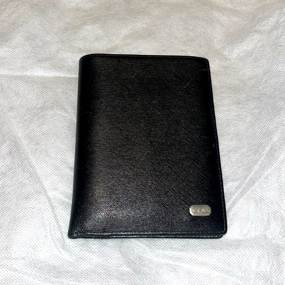 Versace Passport & Card Wallet